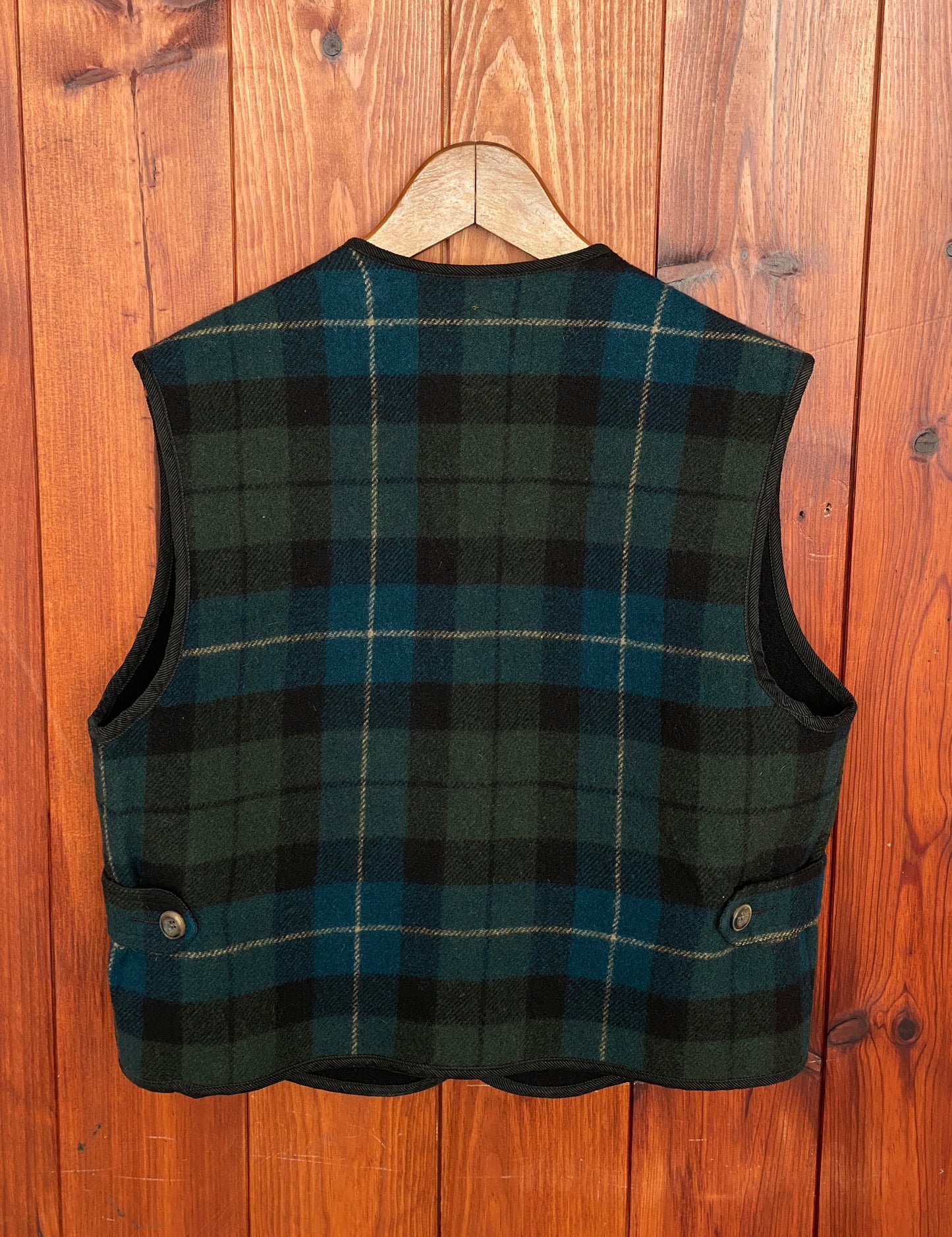 vintage woolrich wool vest made in usa size medium heritage outdoor style aj357 studio