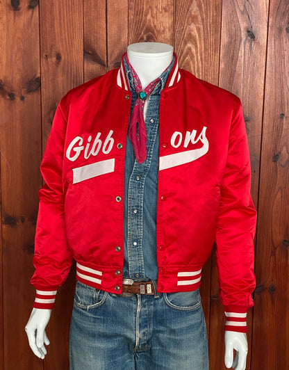 Med. Rare Vintage 80s Gibbons Starter jacket made in USA-AJ357 Studio