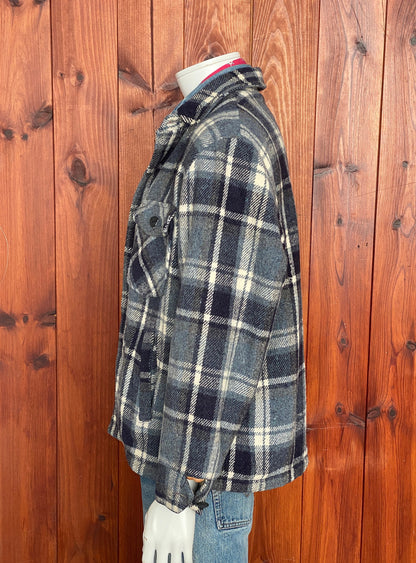 size XL. 70s Vintage JC Penney plaid jacket Made in USA-AJ357 Studio
