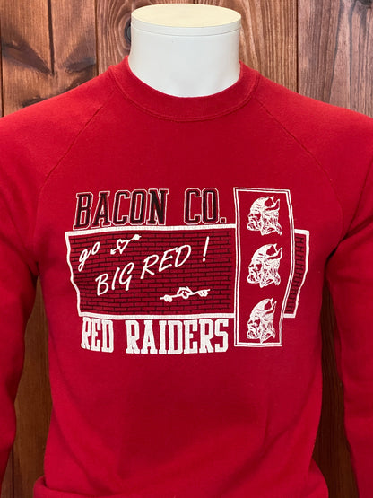 Med. 80s Vintage Red Raiders sweatshirt Made In USA-AJ357 Studio