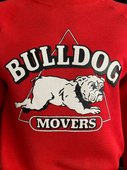 Vintage 90s Bulldog Movers Sweatshirt - Size M | Made in USA | Retro Style-AJ357 Studio