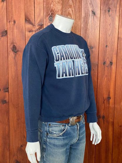 Vintage 90s Carolina Tar Heels Starter Sweatshirt - Size M | Made in USA | Retro Collegiate Style-AJ357 Studio