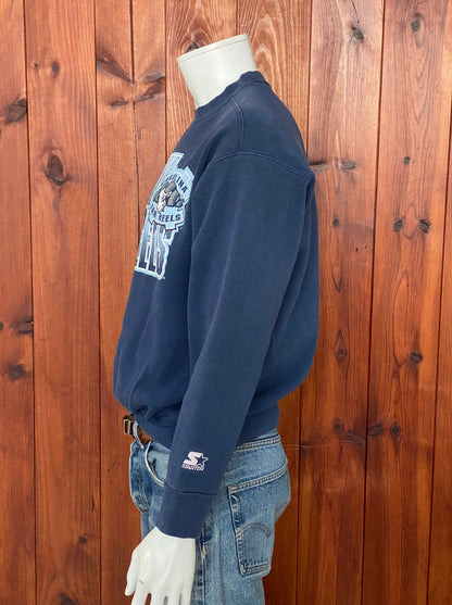Vintage 90s Carolina Tar Heels Starter Sweatshirt - Size M | Made in USA | Retro Collegiate Style-AJ357 Studio