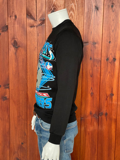 Medium 80s Vintage Panthers Sweatshirt Made in USA | Retro American Apparel-AJ357 Studio