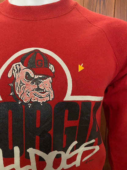 Vintage 90s Georgia Bulldogs Sweatshirt - Size M | Made in USA | Retro Collegiate Style-AJ357 Studio
