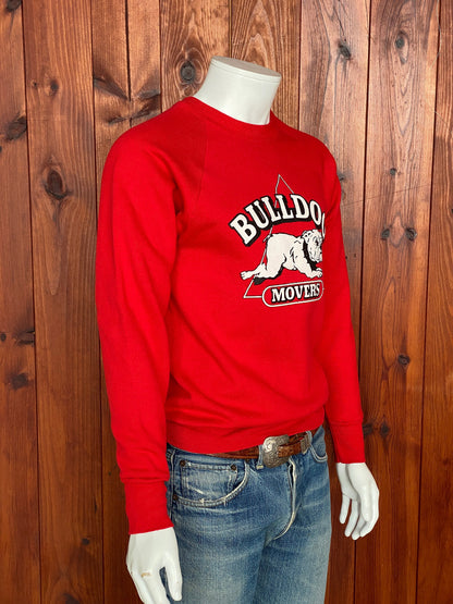 Vintage 90s Bulldog Movers Sweatshirt - Size M | Made in USA | Retro Style-AJ357 Studio