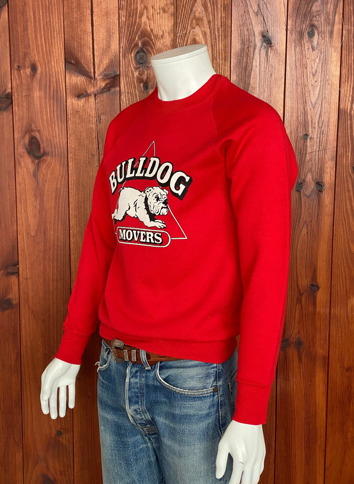 Vintage 90s Bulldog Movers Sweatshirt - Size M | Made in USA | Retro Style-AJ357 Studio