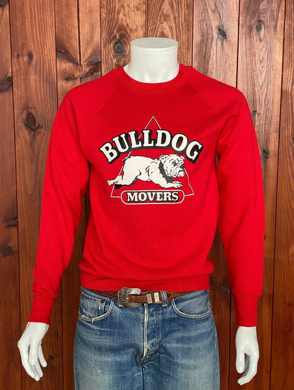 Vintage 90s Bulldog Movers Sweatshirt - Size M | Made in USA | Retro Style-AJ357 Studio