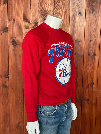 Small. 80s Vintage 76ers sweatshirt Made In USA-AJ357 Studio