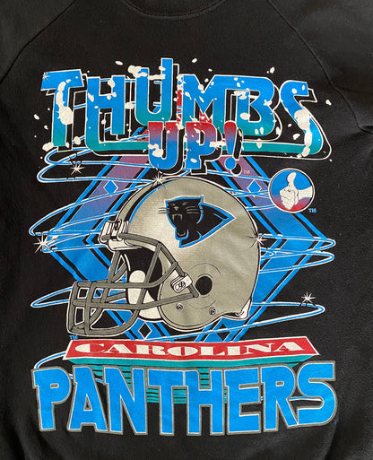 Medium 80s Vintage Panthers Sweatshirt Made in USA | Retro American Apparel-AJ357 Studio