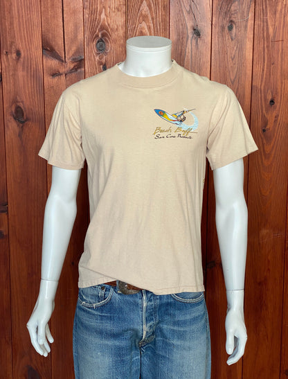 Large. Wind surf vintage 100% cotton 80s t shirt Made In USA-AJ357 Studio
