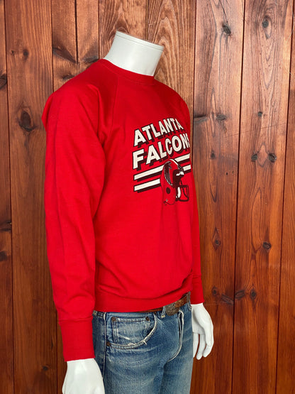 Medium Size Vintage 80s Atlanta Falcons Sweatshirt, Made in USA - Sports Memorabilia-AJ357 Studio