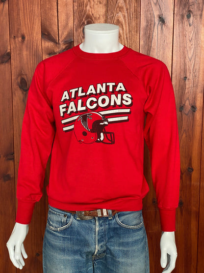 Medium Size Vintage 80s Atlanta Falcons Sweatshirt, Made in USA - Sports Memorabilia-AJ357 Studio