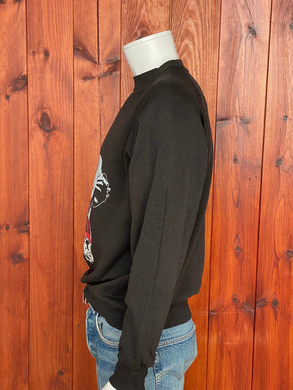 Large Vintage Bulldogs Football 80s Sweatshirt Made in USA | Retro Sports Apparel-AJ357 Studio