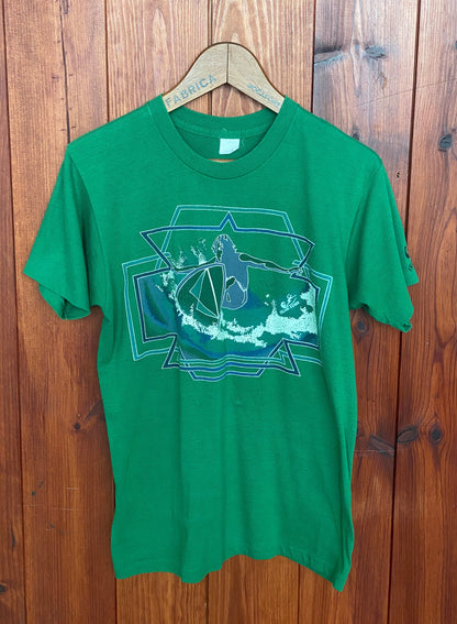 Large, Authentic 50/50 vintage 890s t shirt Made In USA-AJ357 Studio