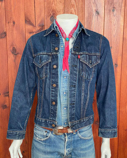 Small. Vintage 60s LEVIS Big E trucker Jacket Made in USA.-AJ357 Studio