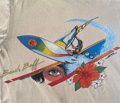 Large. Wind surf vintage 100% cotton 80s t shirt Made In USA-AJ357 Studio