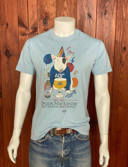 Large. Vintage 50/50 cotton Vintage 1986 Spud Mackenzie t shirt Made In USA-AJ357 Studio