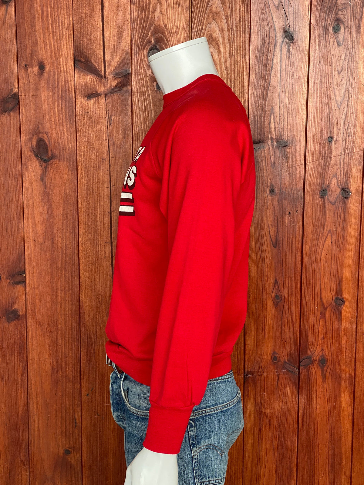 Medium Size Vintage 80s Atlanta Falcons Sweatshirt, Made in USA - Sports Memorabilia-AJ357 Studio