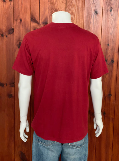 Med. Vintage 50/50 cotton 80s Phenix Cardinal T-shirt Made In USA-AJ357 Studio