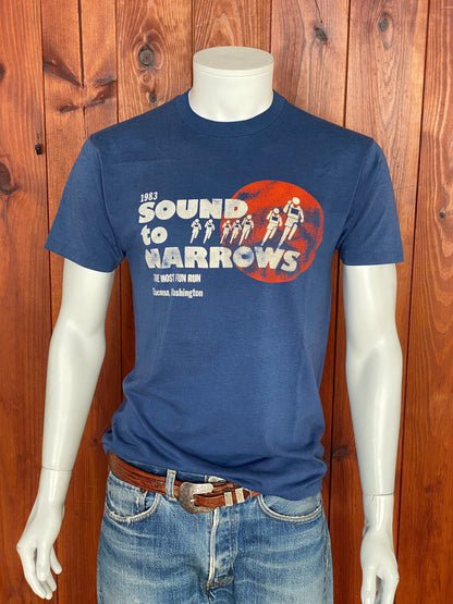 Large. Vintage 50/50 cotton 1983 t shirt Made In USA-AJ357 Studio