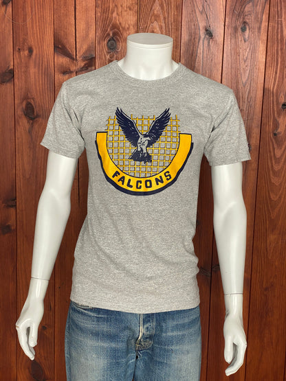 Medium Champion Vintage 100% Cotton Falcon T-Shirt Made in USA | Retro American Apparel-AJ357 Studio