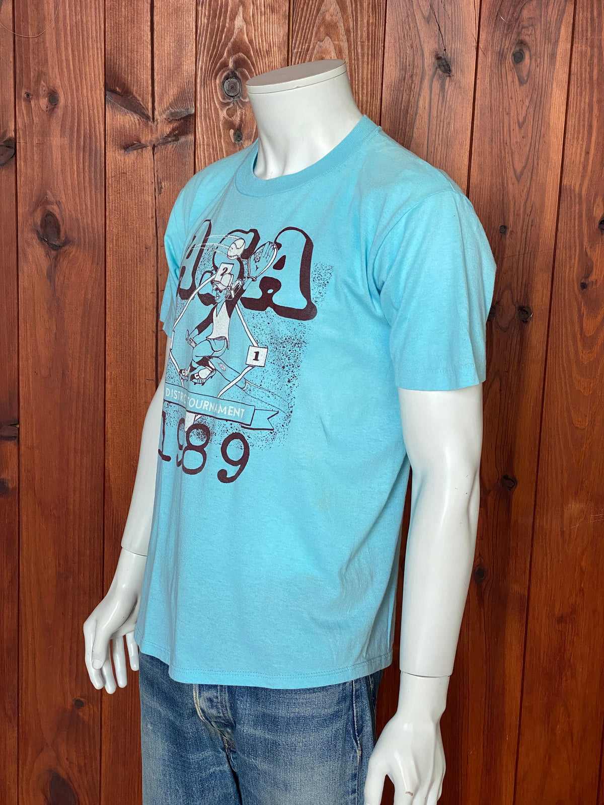 Vintage 80s ASA T-Shirt - Size L | Made in USA | 50/50 Cotton Blend-AJ357 Studio