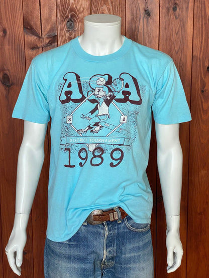 Vintage 80s ASA T-Shirt - Size M | Made in USA | 50/50 Cotton Blend-AJ357 Studio