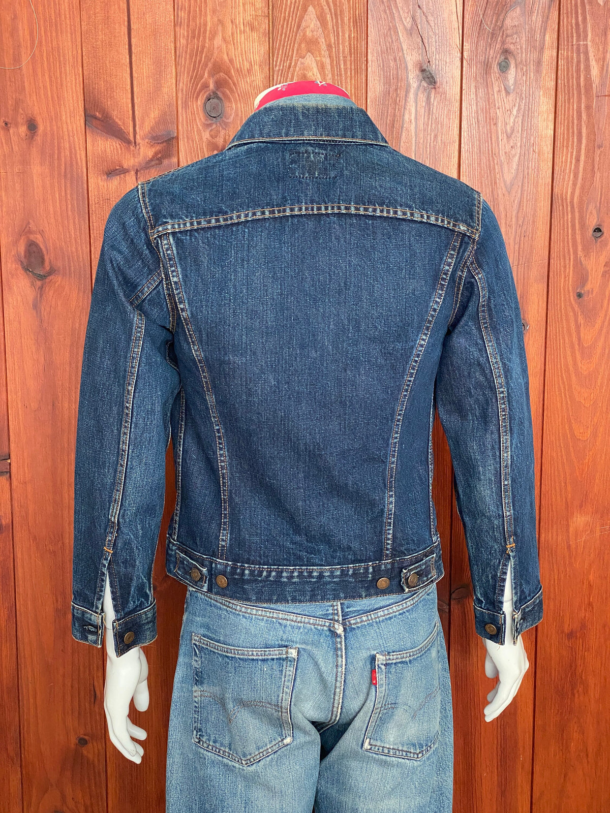 Small. Vintage 60s LEVIS Big E trucker Jacket Made in USA.-AJ357 Studio