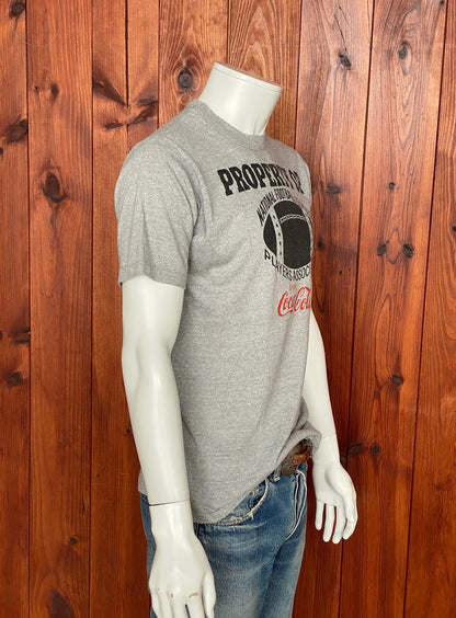 Vintage 80s Property of Coca Cola T-Shirt | 50/50 Cotton | Made in USA | Medium-AJ357 Studio