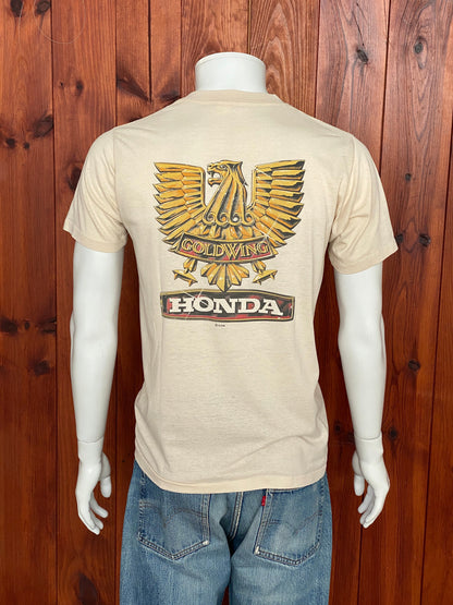 Vintage 80s Honda T-Shirt - Size M | Made in USA | Retro Biker Style-AJ357 Studio