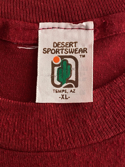 Med. Vintage 50/50 cotton 80s Phenix Cardinal T-shirt Made In USA-AJ357 Studio