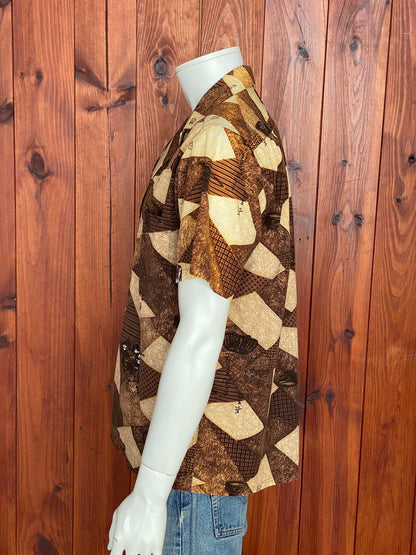 Vintage 60s Hawaiian Thin Cotton Shirt | Medium-AJ357 Studio