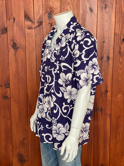 XL. Vintage 70s Hawaiian thin cotton shirt-AJ357 Studio