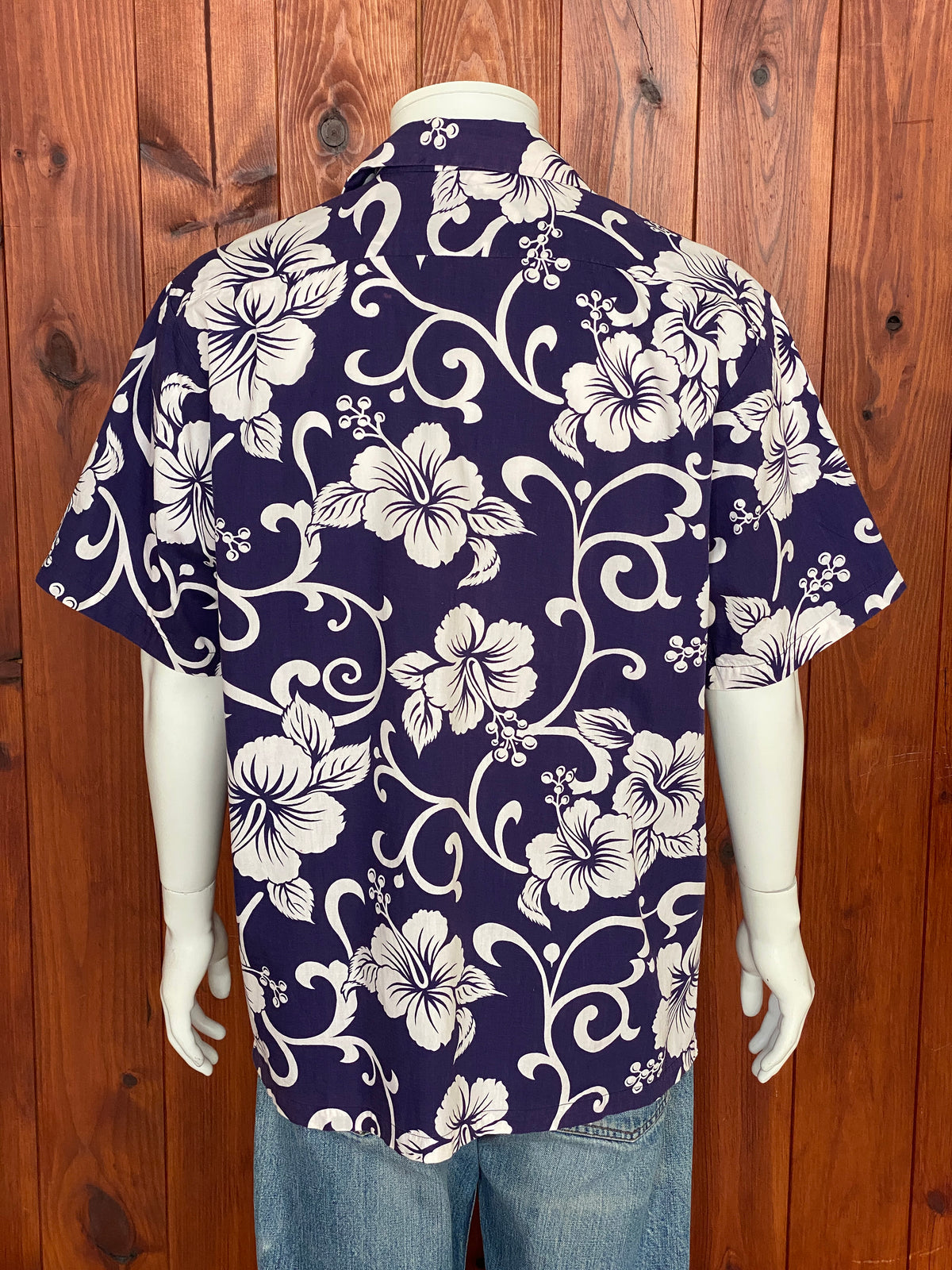 XL. Vintage 70s Hawaiian thin cotton shirt-AJ357 Studio