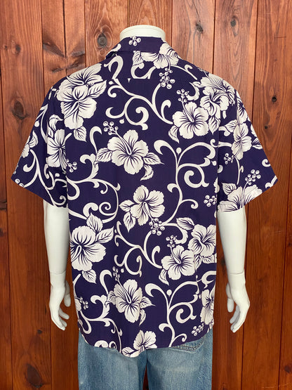 XL. Vintage 70s Hawaiian thin cotton shirt-AJ357 Studio