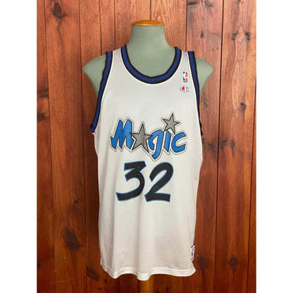 Size 48 #32 O'Neal Magic Orlando 90s Champion NBA Jersey - Vintage Basketball Apparel-AJ357 Studio