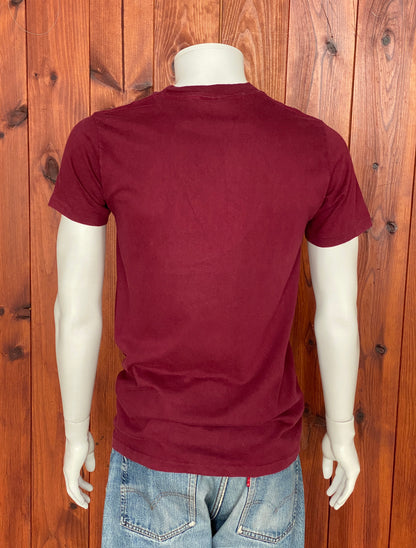 Med. Vintage 100% cotton 80s CocaCola T shirt Made In USA-AJ357 Studio