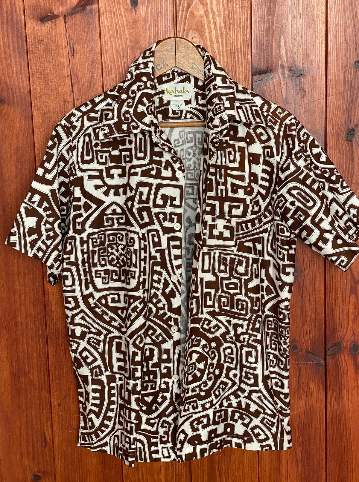Large. Vintage 70s Hawaiian satin cotton shirt-AJ357 Studio