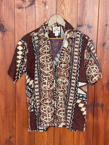 Vintage 60s Hawaiian Cotton Shirt Made in Hawaii | Size M-AJ357 Studio