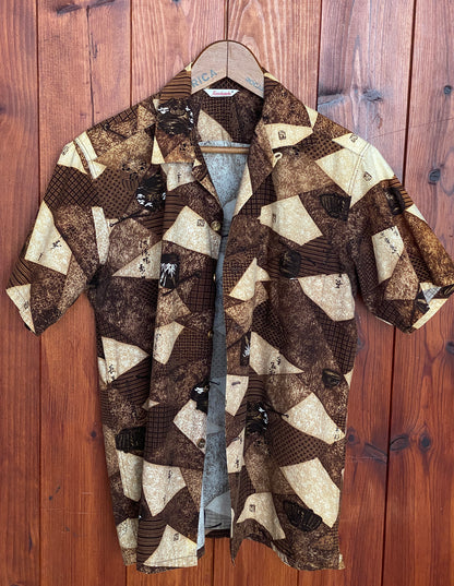 Vintage 60s Hawaiian Thin Cotton Shirt | Medium-AJ357 Studio