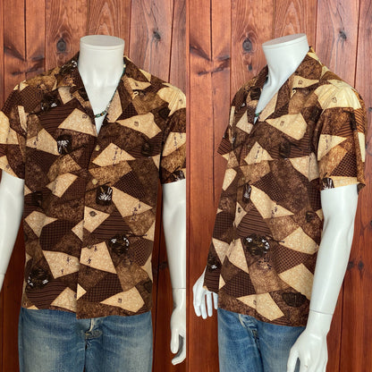 Vintage 60s Hawaiian Thin Cotton Shirt | Medium-AJ357 Studio