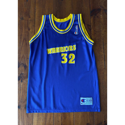 Youth 18-20. Vintage 90s Champion NBA Warriors #32 Smith jersey Made In USA-AJ357 Studio