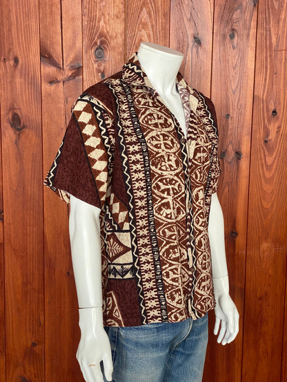 Vintage 60s Hawaiian Cotton Shirt Made in Hawaii | Size M-AJ357 Studio
