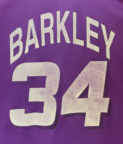 Vintage Suns NBA Jersey #34 Barker - Size 48 | Made In USA by Champion-AJ357 Studio