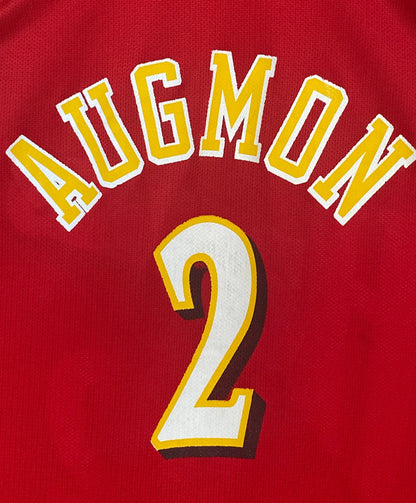 Size 48 Stacey Augmon #2 Hawks 90s Vintage NBA Jersey | Made by Champion in USA-AJ357 Studio