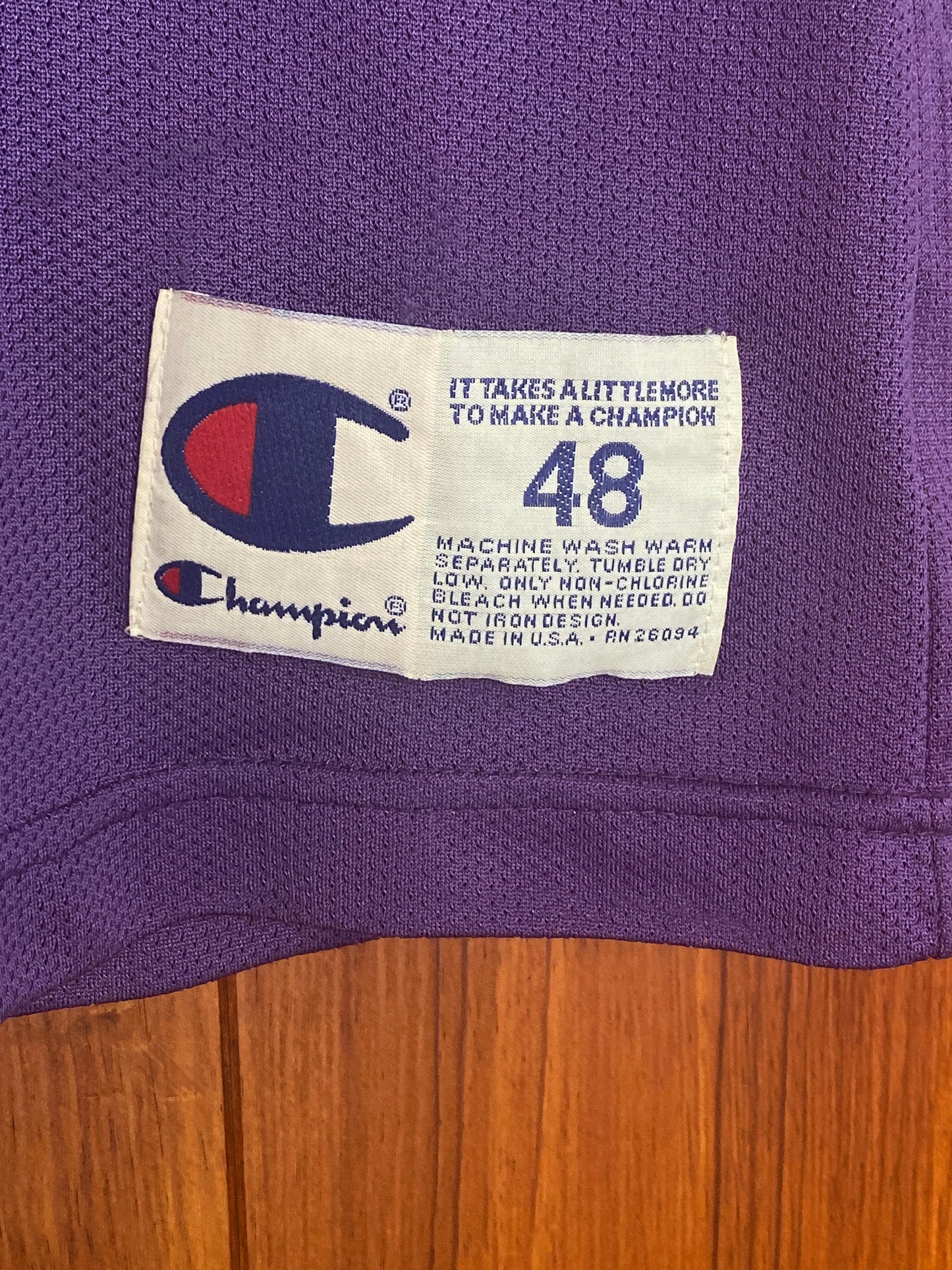 Vintage Champion NBA Jersey #13 Glenn Robinson Bucks - Size 48