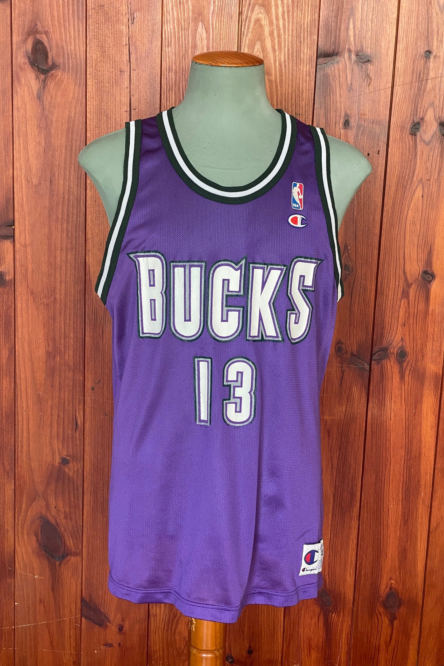 Vintage Champion NBA Jersey #13 Glenn Robinson Bucks - Size 48