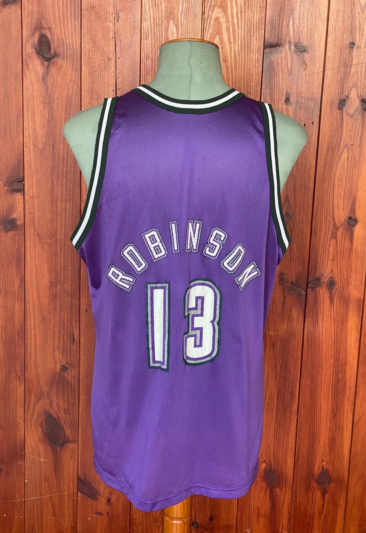 Vintage Champion NBA Jersey #13 Glenn Robinson Bucks - Size 48-AJ357 Studio