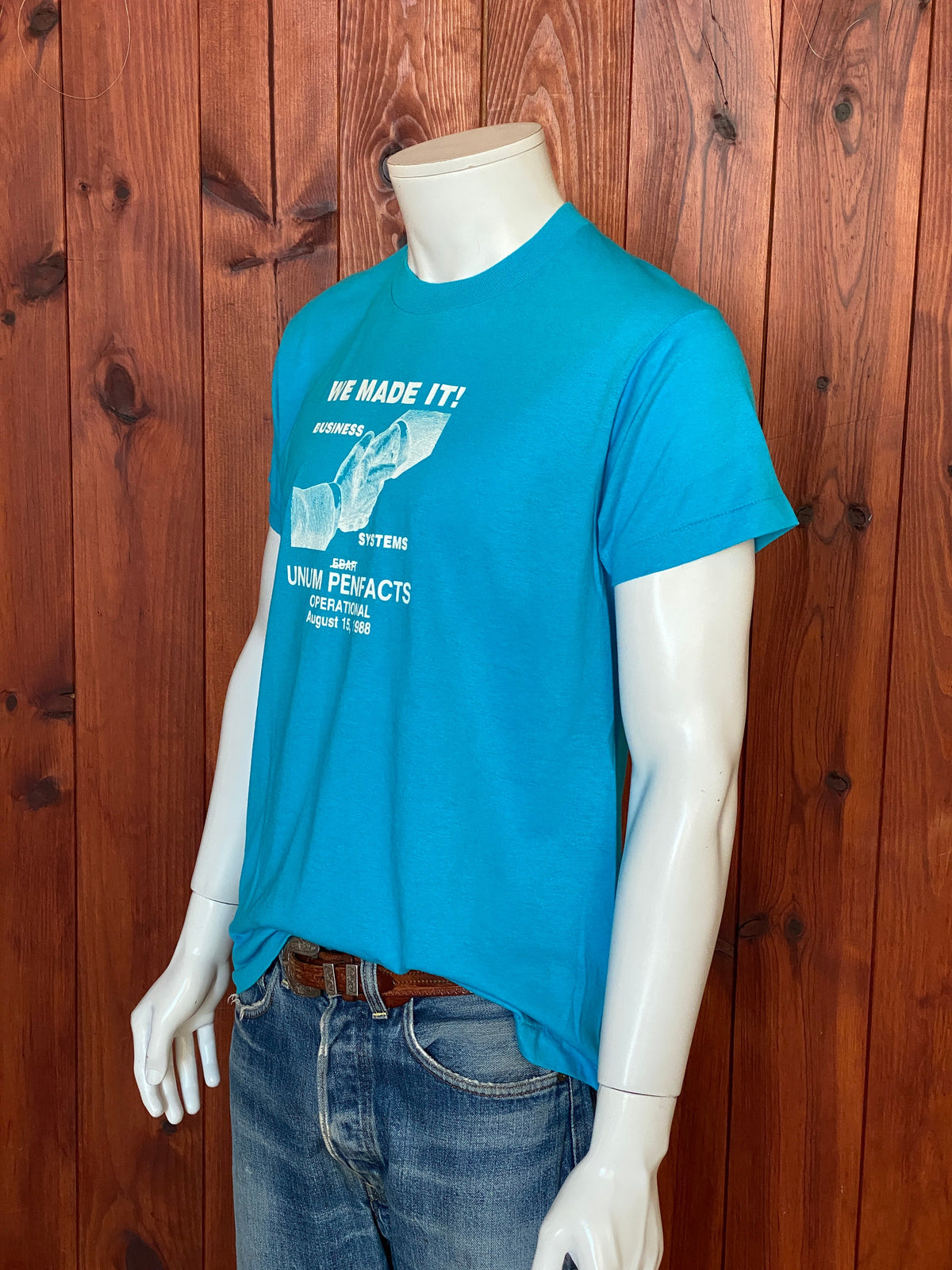 Large 1988 Vintage 50/50 Cotton T-Shirt Made in USA by Screen Stars | Retro American Apparel-AJ357 Studio